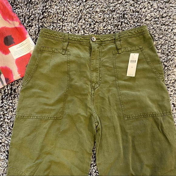 Anthropologie Cargo Pants NWT Size 30 Mid Rise - Picture 2 of 5